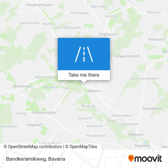 Карта Bandkeramikweg