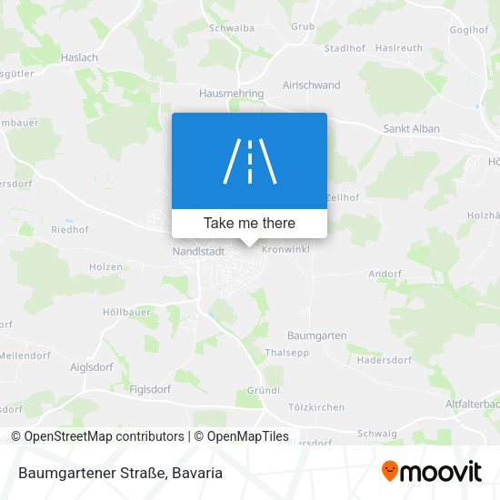 Baumgartener Straße map