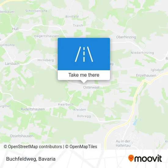Buchfeldweg map