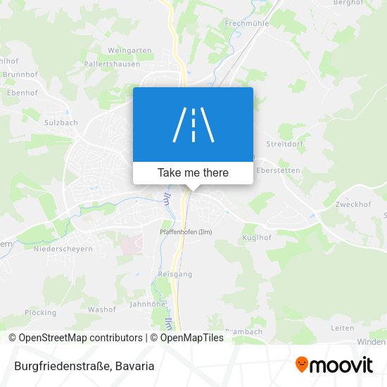 Burgfriedenstraße map