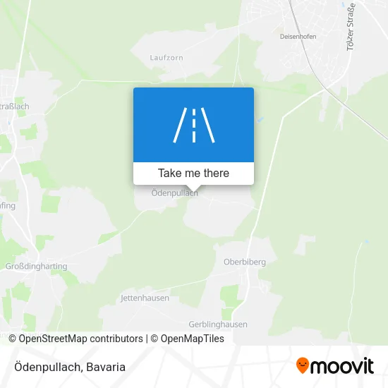Карта Ödenpullach