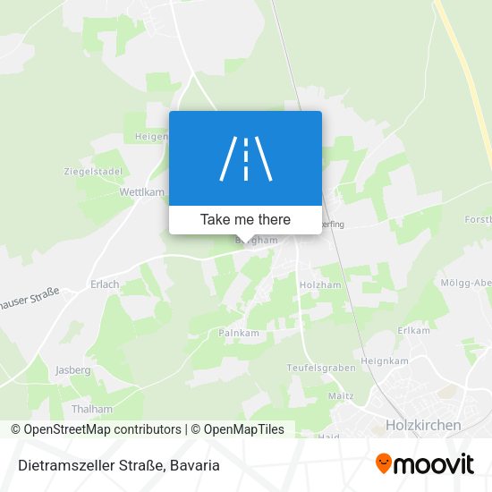 Dietramszeller Straße map
