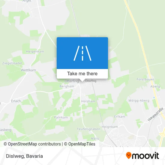 Dislweg map