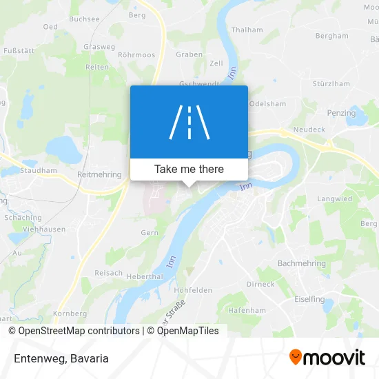 Entenweg map