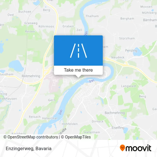 Карта Enzingerweg