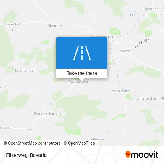 Filserweg map