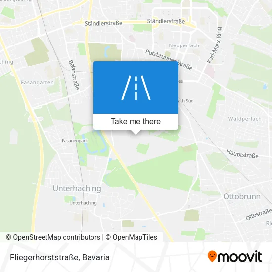 Карта Fliegerhorststraße