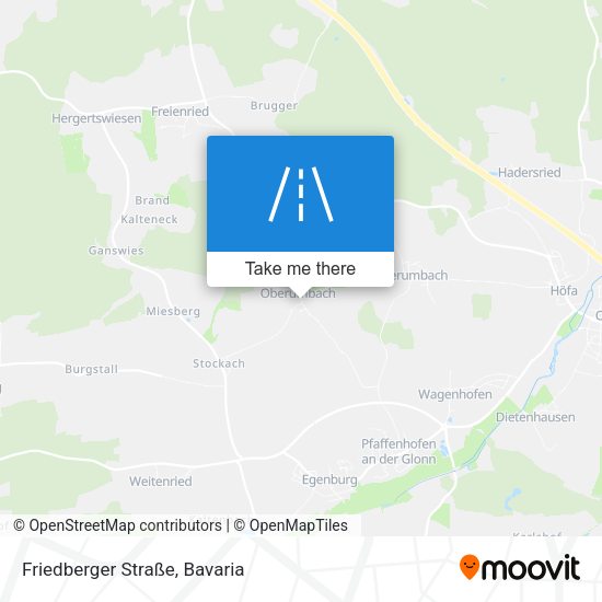 Friedberger Straße map