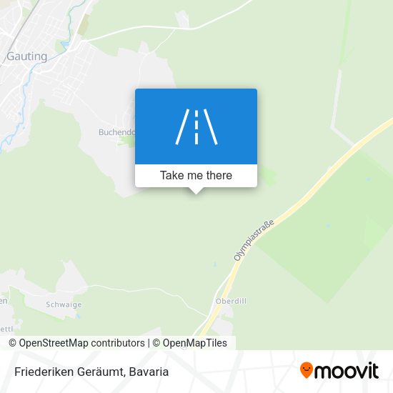 Friederiken Geräumt map