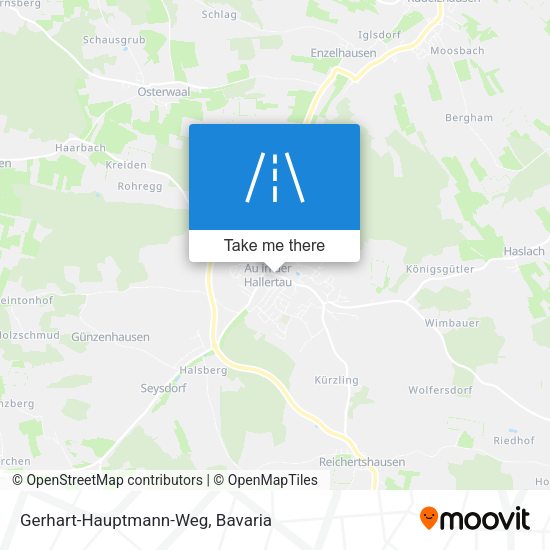 Gerhart-Hauptmann-Weg map
