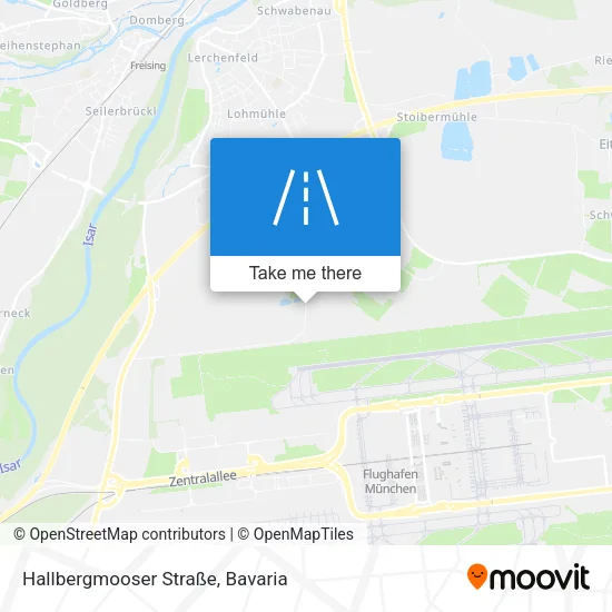 Карта Hallbergmooser Straße