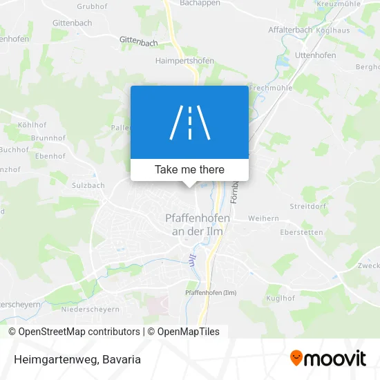 Карта Heimgartenweg