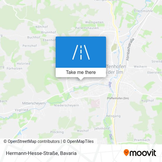 Hermann-Hesse-Straße map