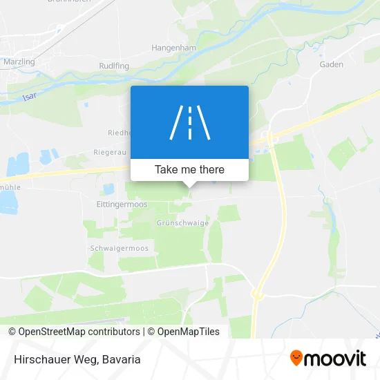 Hirschauer Weg map