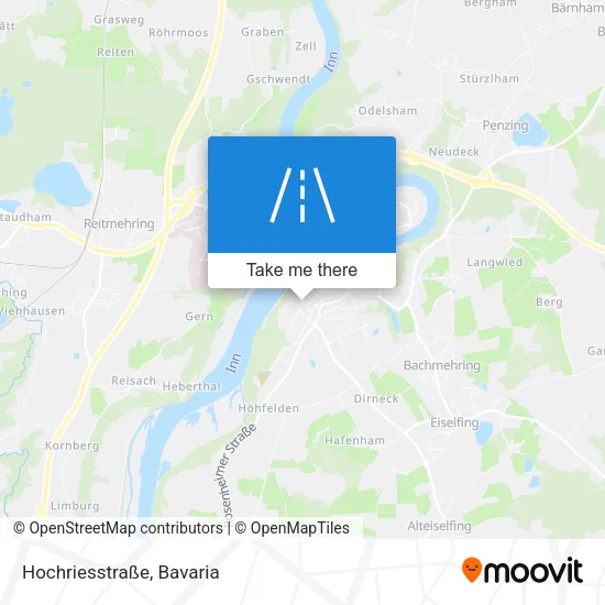Hochriesstraße map