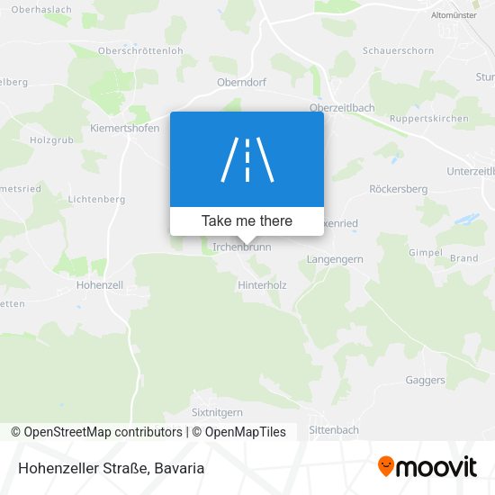 Hohenzeller Straße map