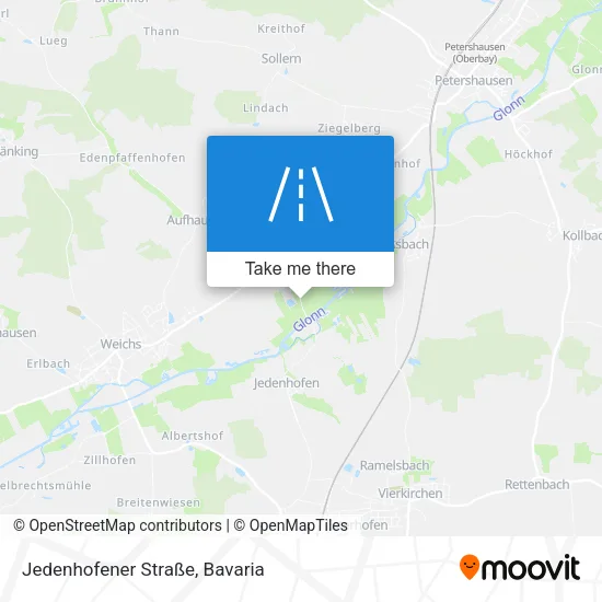 Jedenhofener Straße map