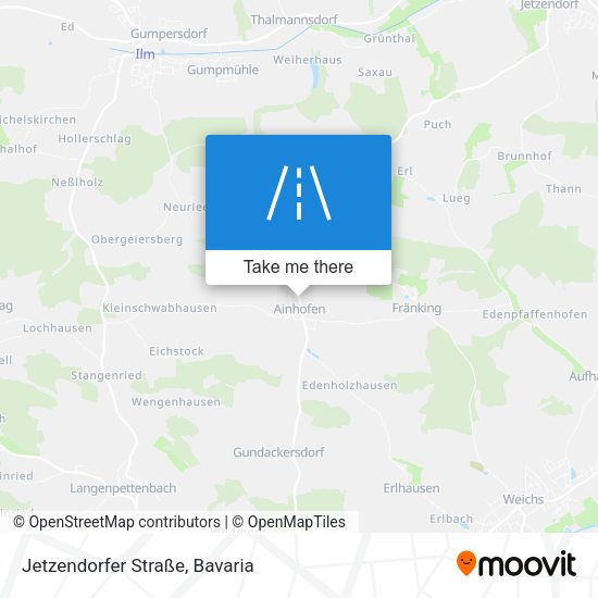 Jetzendorfer Straße map