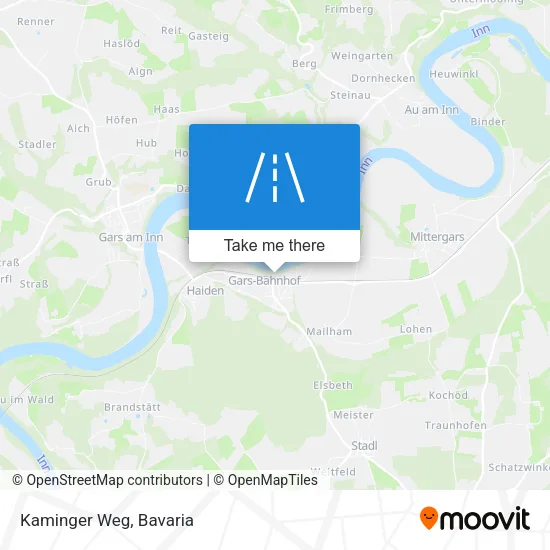 Карта Kaminger Weg