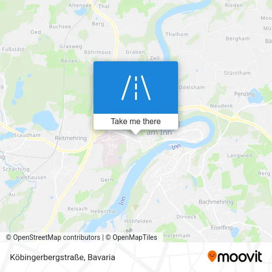 Карта Köbingerbergstraße
