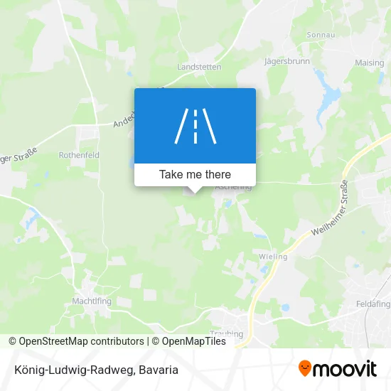 Карта König-Ludwig-Radweg
