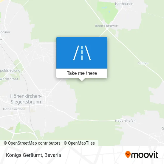 Карта Königs Geräumt