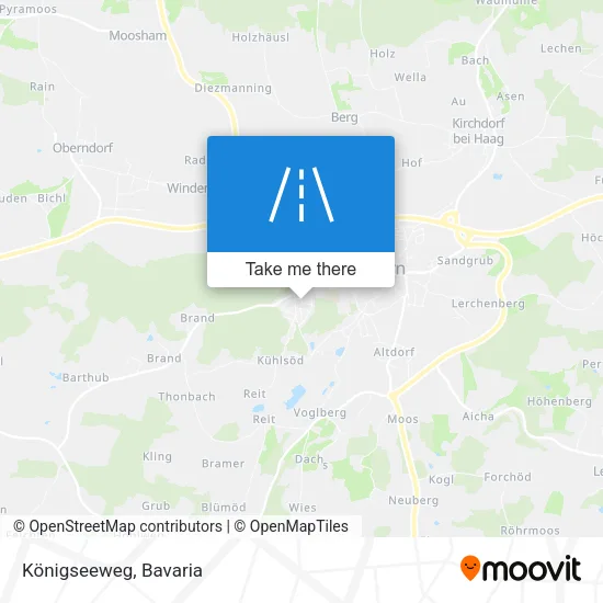 Карта Königseeweg