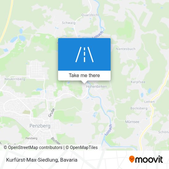 Kurfürst-Max-Siedlung map