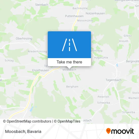 Карта Moosbach