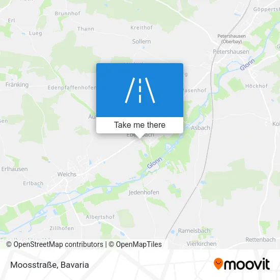 Карта Moosstraße