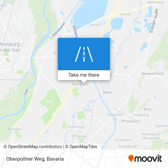 Карта Oberpollner Weg