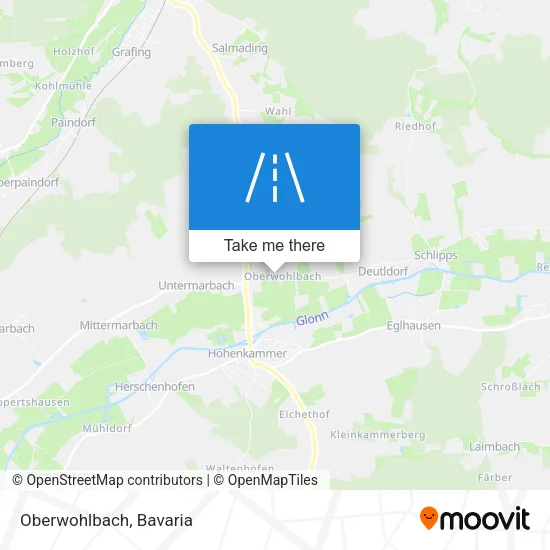 Карта Oberwohlbach