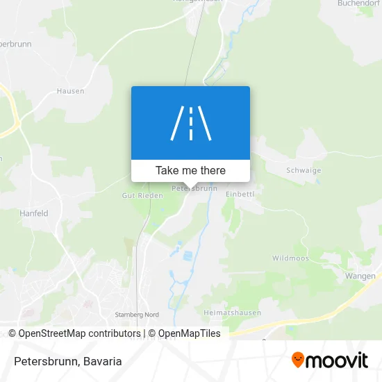 Petersbrunn map
