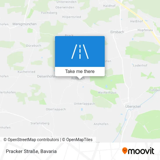 Карта Pracker Straße