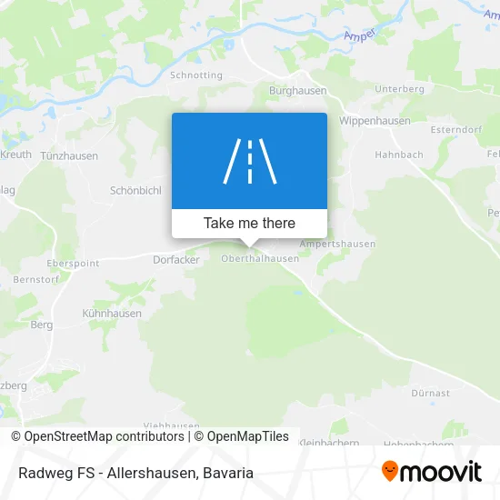 Карта Radweg FS - Allershausen
