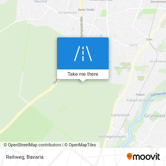 Карта Reitweg