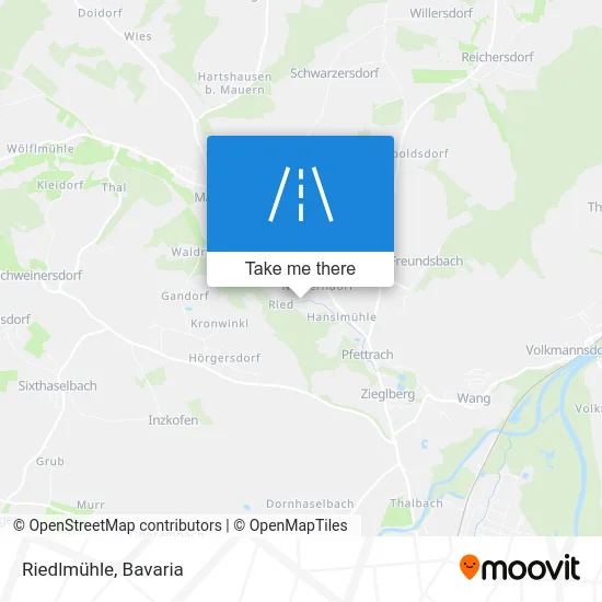 Riedlmühle map