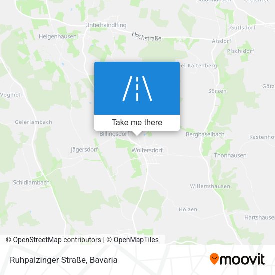 Ruhpalzinger Straße map