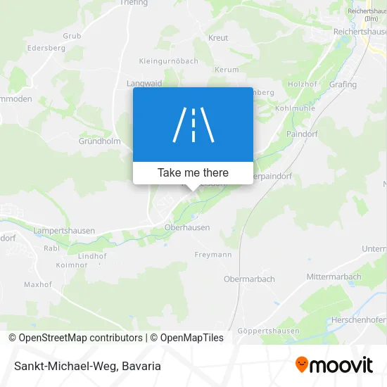 Карта Sankt-Michael-Weg