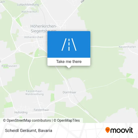 Карта Scheidl Geräumt