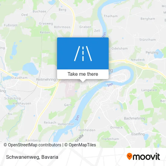 Карта Schwanenweg