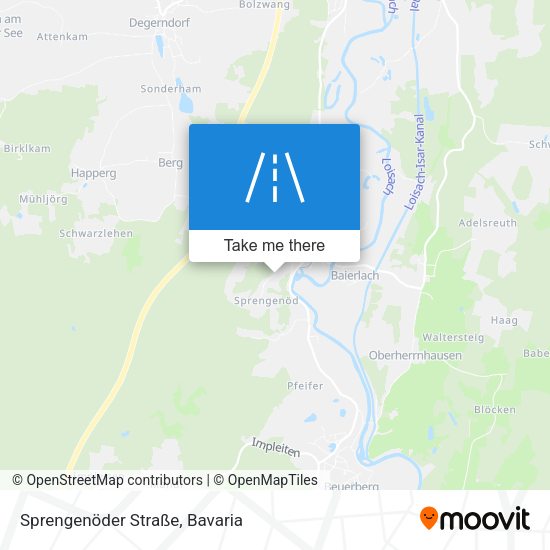 Sprengenöder Straße map