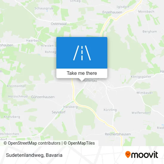 Карта Sudetenlandweg