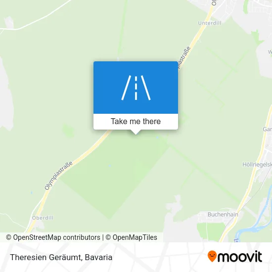 Карта Theresien Geräumt