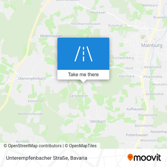 Unterempfenbacher Straße map
