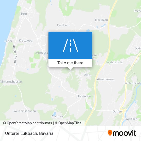 Unterer Lüßbach map