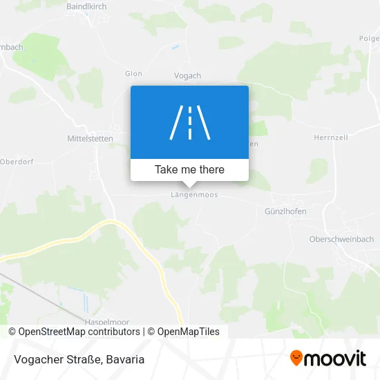 Карта Vogacher Straße