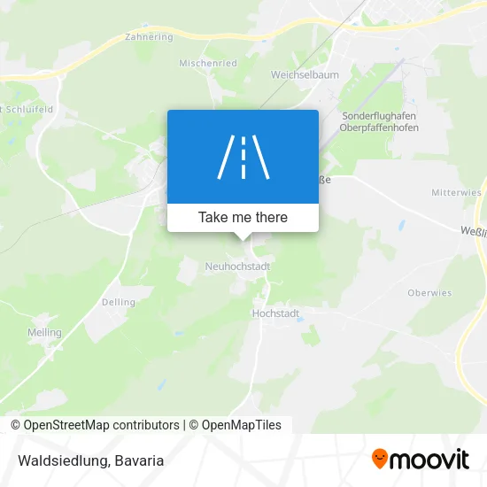 Карта Waldsiedlung