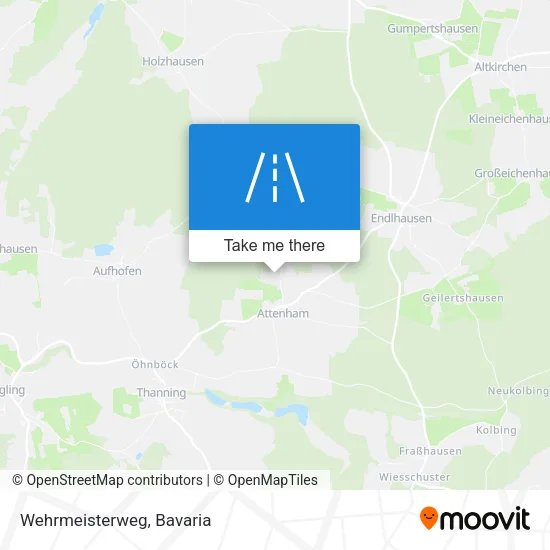 Карта Wehrmeisterweg