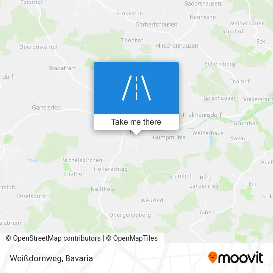 Карта Weißdornweg